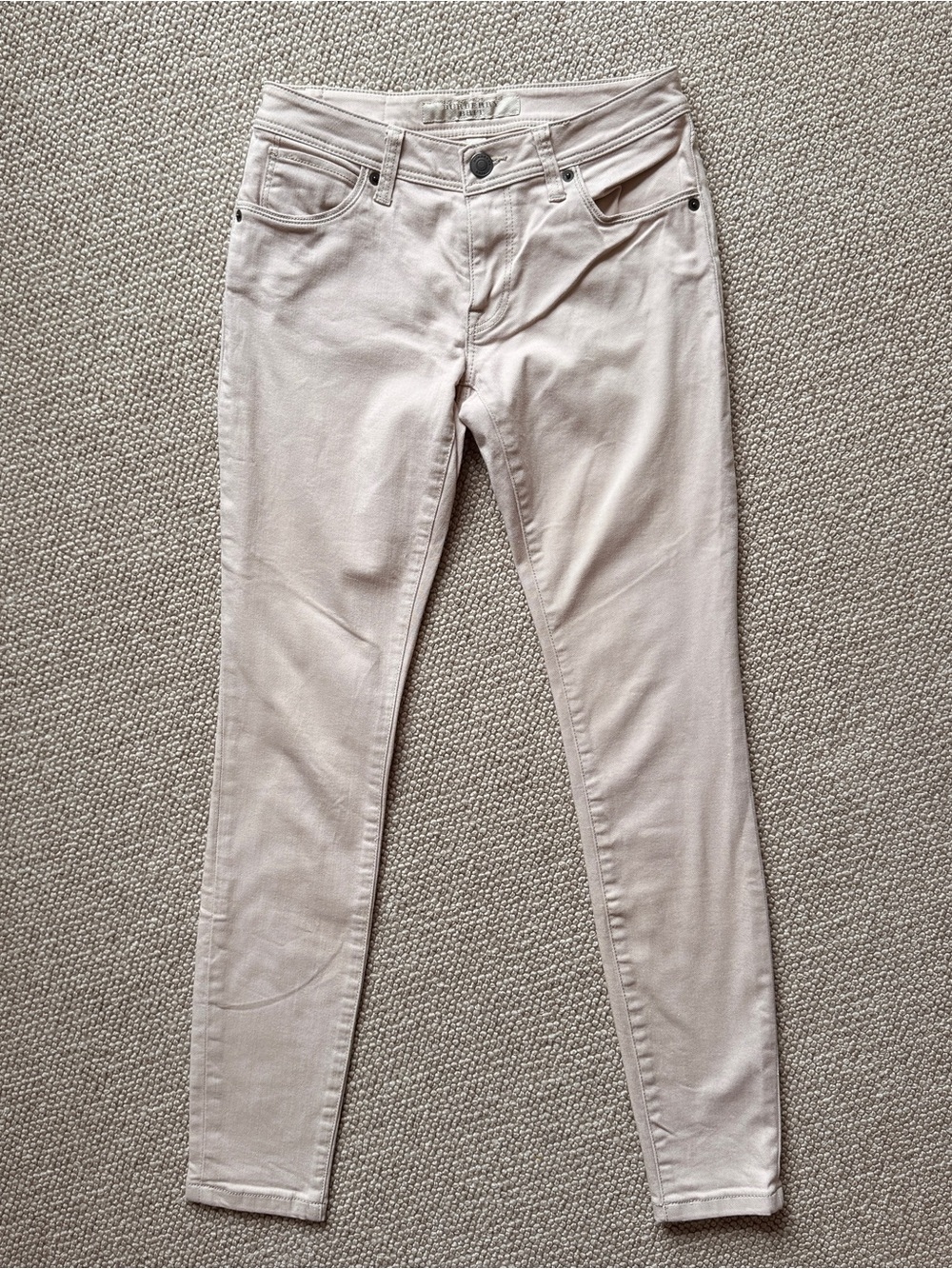 Burberry Light Beige Skinny Jeans
